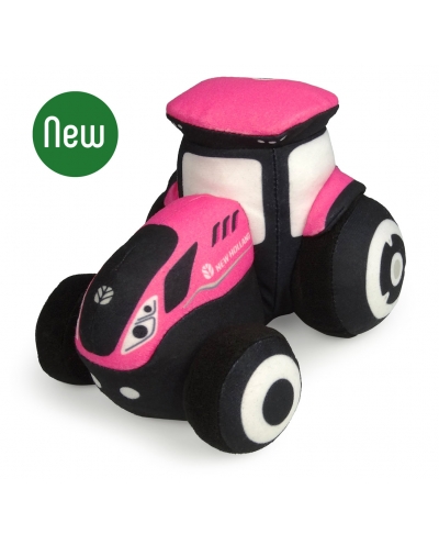 UH Kids Pink New Holland T7 Tractor - Small size - Plush Toy UHK1157 - New