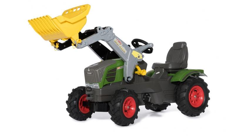 Farmtrac Fendt 211 Vario Pedal Tractor by Rolly Toy with Front loader and Air flat tires 3 years to 8 years ART611089