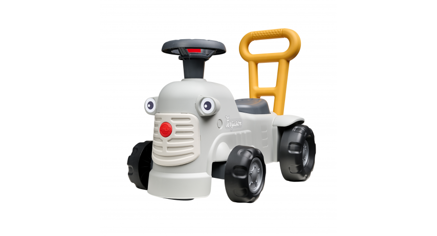 Toddler Push Walker Ride-on Toy Ferguson Tractor with Storage Compartment & Horn for Ages 1-3 FA951