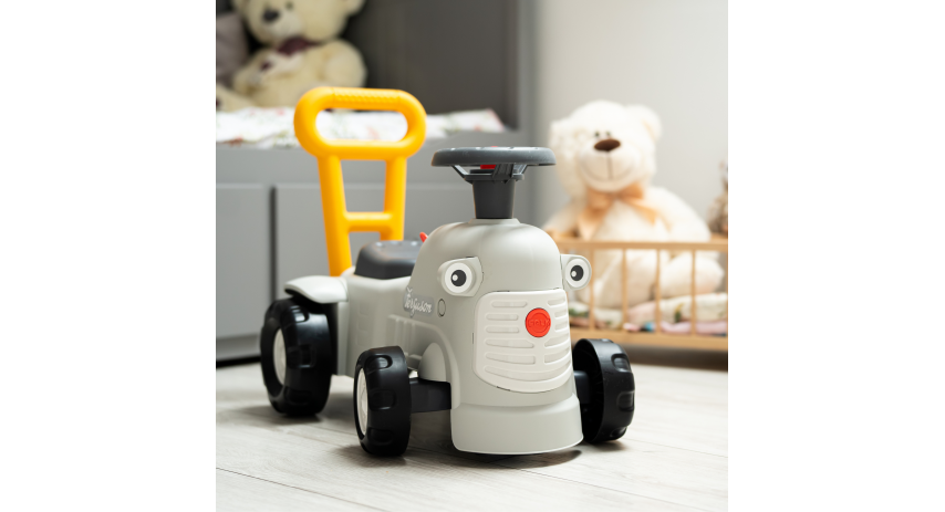 Toddler Push Walker Ride-on Toy Ferguson Tractor with Storage Compartment & Horn for Ages 1-3 FA951