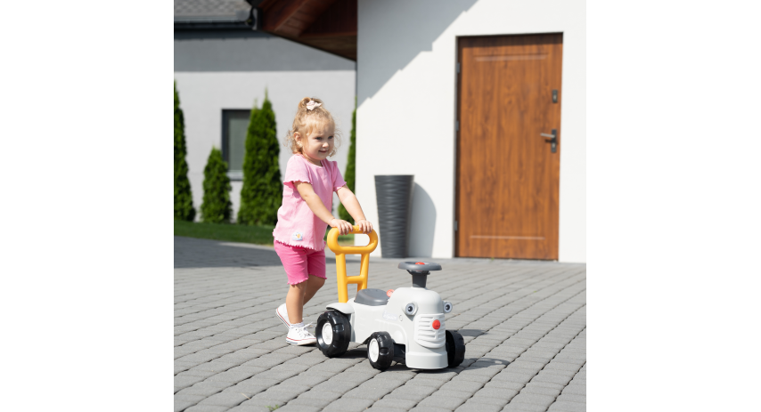 Toddler Push Walker Ride-on Toy Ferguson Tractor with Storage Compartment & Horn for Ages 1-3 FA951