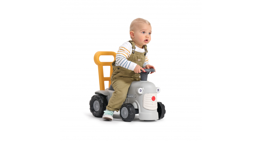 Toddler Push Walker Ride-on Toy Ferguson Tractor with Storage Compartment & Horn for Ages 1-3 FA951