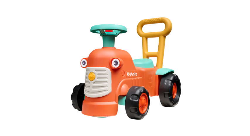 Toddler Push Walker Ride-on Toy Ferguson Tractor with Storage Compartment & Horn for Ages 1-3 FA951