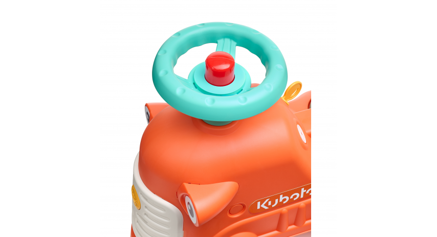 Toddler Push Walker Ride-on Toy Ferguson Tractor with Storage Compartment & Horn for Ages 1-3 FA951