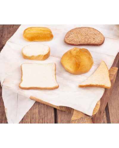 Realistic Bread Play Food Set for Toddlers, 6-Piece Play Kitchen Food for Ages 2+ LAP41094