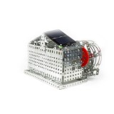 Tronico Profi Series - Water Mill Kit with Solar Power Cell - 625 Parts - DIY Metal Kit T10133