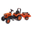 Kubota M7171 Pedal Tractor Ride-On by Falk with Detachable Trailer for Kids ages 2+ FA2065AB