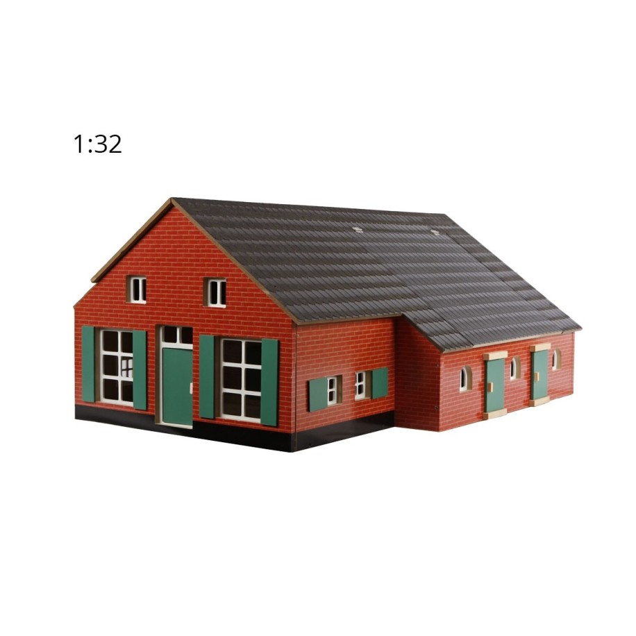 Wooden Farmhouse Toy Dollhouse