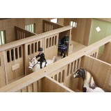 Wooden pink stable toy