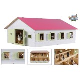 Wooden pink stable toy