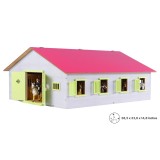 Wooden pink stable toy