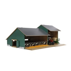 Kids Globe 1:32 Scale Cow stable with farmer shed KG610200