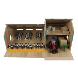 Kids Globe 1:32 Scale Cow stable with farmer shed KG610200