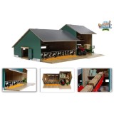 Kids Globe 1:32 Scale Cow stable with farmer shed KG610200