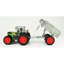 Tronico Mini Series Claas Arion 430 Tractor with Trailer - 700 Parts - DIY Metal Kit T10011