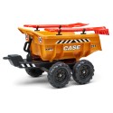 Falk Case CE Twin Axles Maxi Dumper Trailer with shovel and rake +3 years FA940CE
