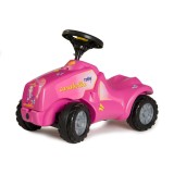 Carabella Push-Along Tractor - Pink by Rolly Toys ART 132423