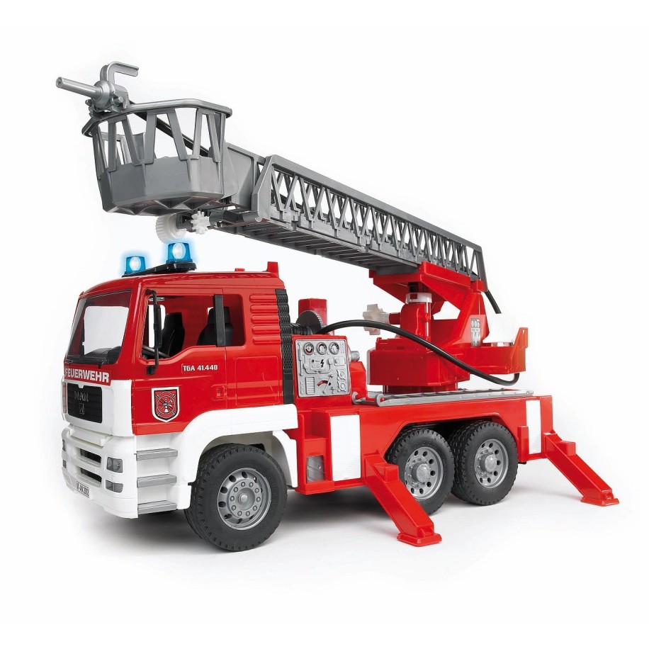 Bruder Toys 02771 MAN Fire engine with water pump with Light/Sound Module scale 1/16