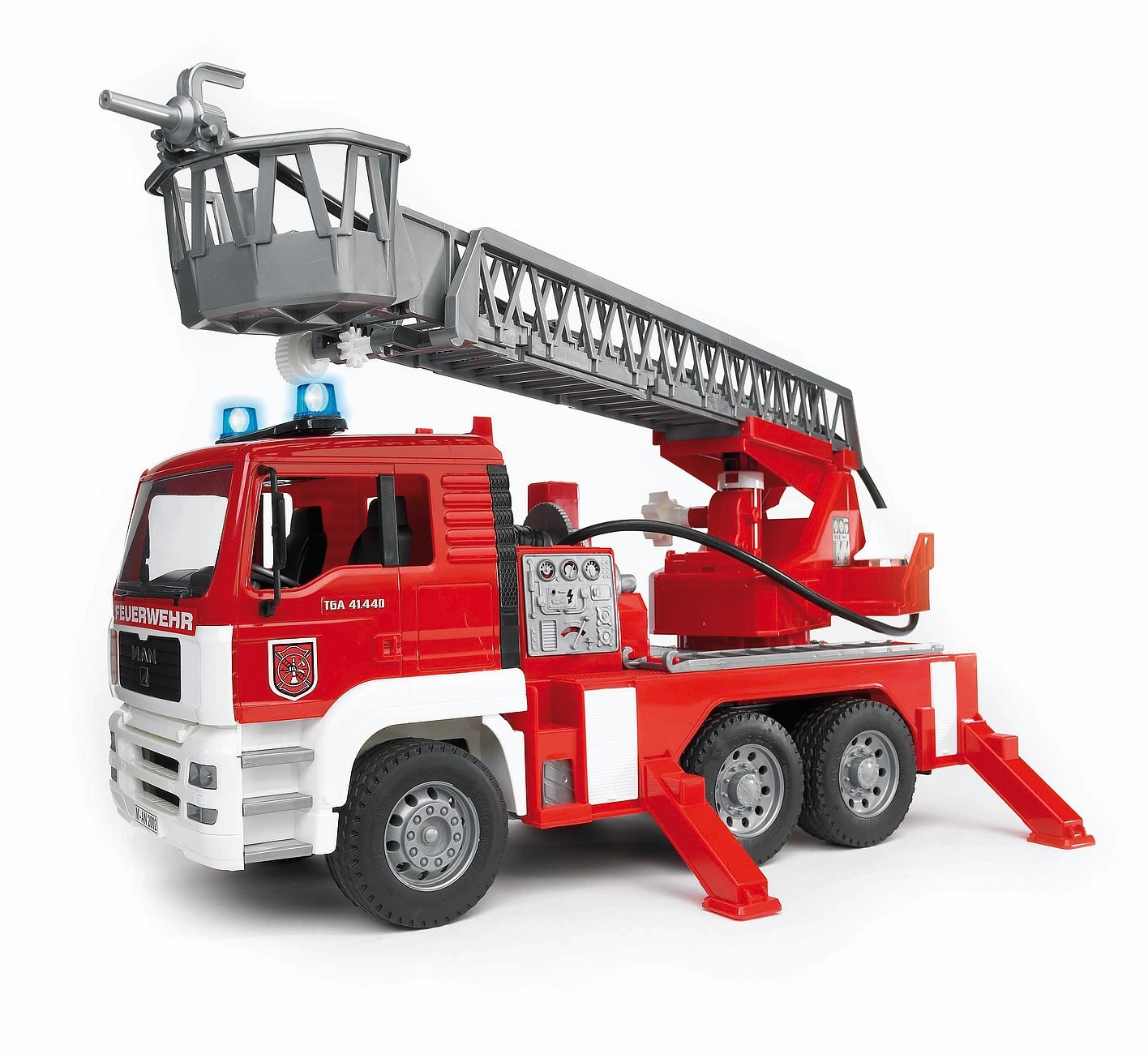 Bruder Toys 02771 MAN Fire engine with water pump with Light/Sound Module scale 1/16