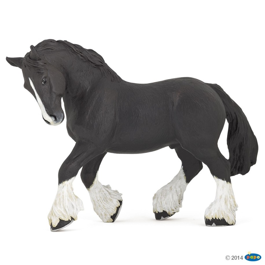 BLACK SHIRE HORSE