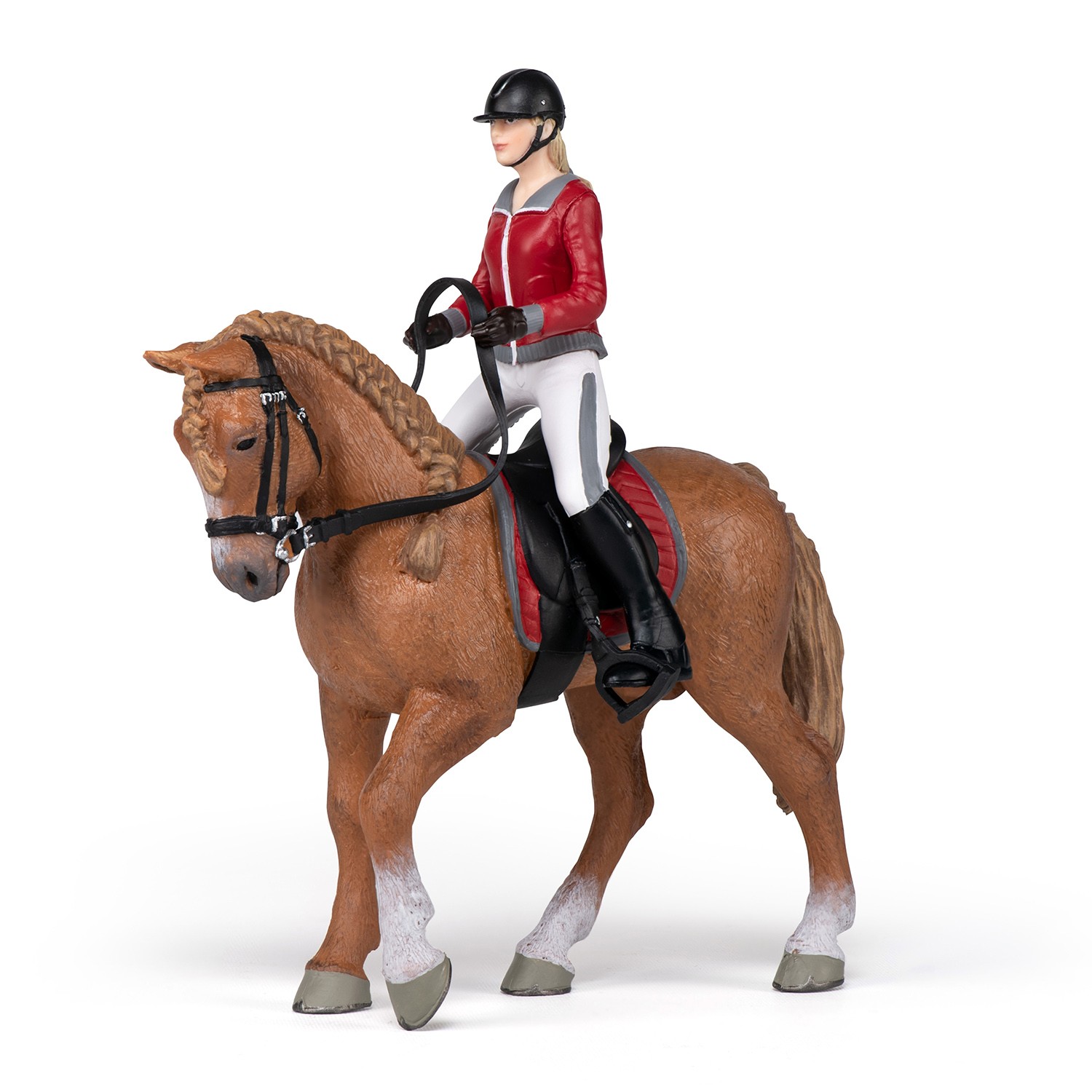 WALKING HORSE WITH RIDING GIRL