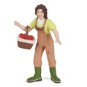 Papo 39219 Farm Animals WOMAN FARMER WITH BASKET - Figurine