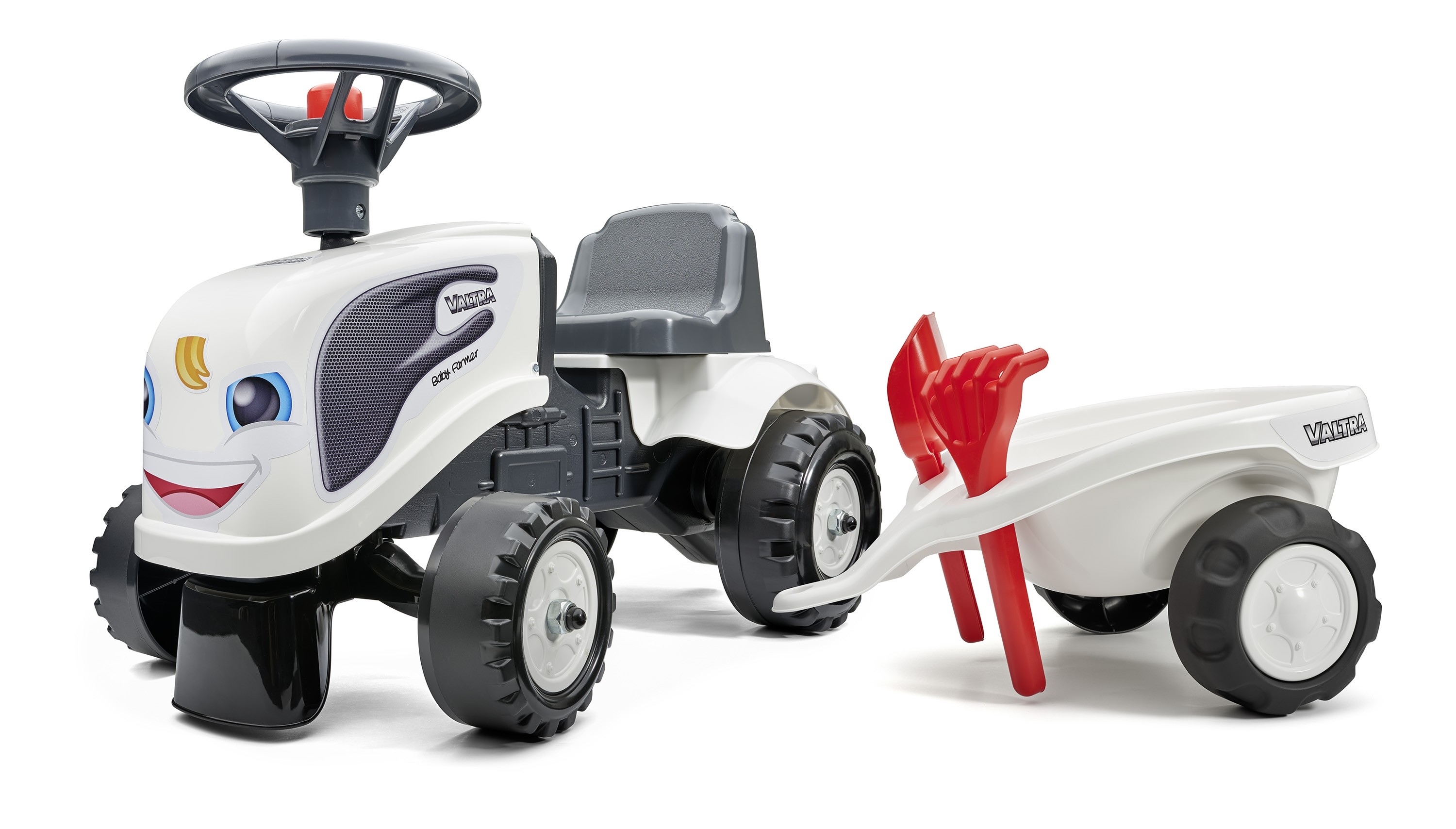 Valtra Baby Farmer Tractor with Trailer Shovel and Rake
