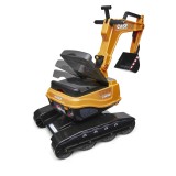 Case CE Digger Excavator Ride-on Toy with Storage, Construction Vehicle for Kids Ages +3 FA127