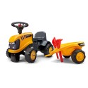 JCB Tractor W/Trailer, Rake & Shovel, Stickers for Toddlers 1-3 Y FA215C