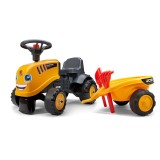 JCB Tractor W/Trailer, Rake & Shovel, Stickers for Toddlers 1-3 Y FA215C