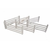 Kids Globe 3 white double fences KG610229