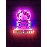 Teknofun Hello Kitty Wall LED Lamp 12 in - Madcow Entertainment 811413