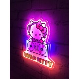 Teknofun Hello Kitty Wall LED Lamp 12 in - Madcow Entertainment 811413