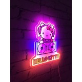 Teknofun Hello Kitty Wall LED Lamp 12 in - Madcow Entertainment 811413
