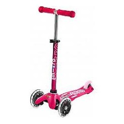Micro Kickboard MMD075 Mini Deluxe LED Scooter - Pink
