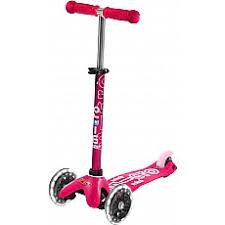 Micro Kickboard MMD075 Mini Deluxe LED Scooter - Pink