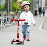 Micro Kickboard MMD101 Mini Deluxe Foldable scooter - Ruby