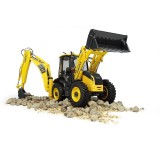 Universal Hobbies 1:50 Scale Komatsu WB97S-8 4WD Backhoe Loader Diecast Replica UH8139