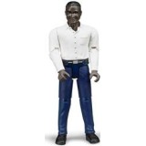 Bruder Toys 60004 bworld Man - dark skin - darkblue jeans