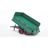 Bruder 02010 Green Trailer w/ Removable Top scale 1/16