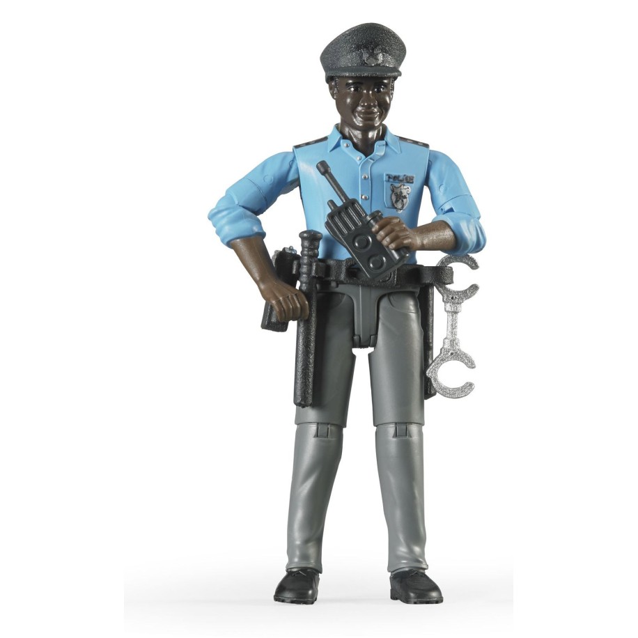 Bruder Toys 60051 Policeman Dark Skin Accessories