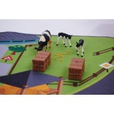 Kids Globe Farm Playmat 59"L x 39"W KG570347
