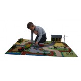 Kids Globe Farm Playmat 59"L x 39"W KG570347