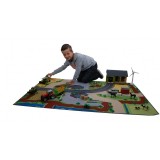 Kids Globe Farm Playmat 59"L x 39"W KG570347