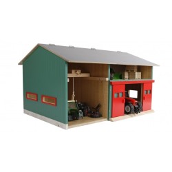 Kids Globe 1:32 scale Wooden Workshop Toy with Storage KG610816