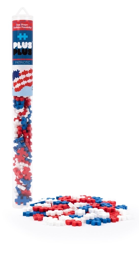 PlusPlus 04114 Tube - Patriotic Mix - DIY Kit