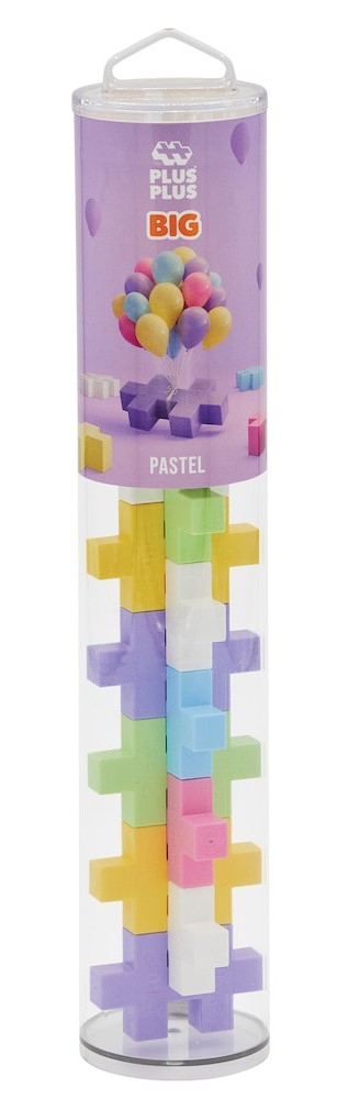PlusPlus 05022 BIG 15 pc Tube - Pastel – DIY Kit