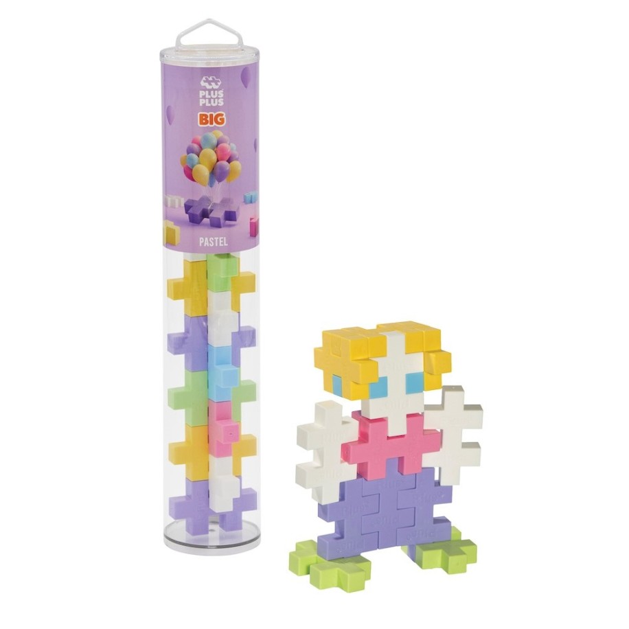 PlusPlus 05022 BIG 15 pc Tube - Pastel – DIY Kit