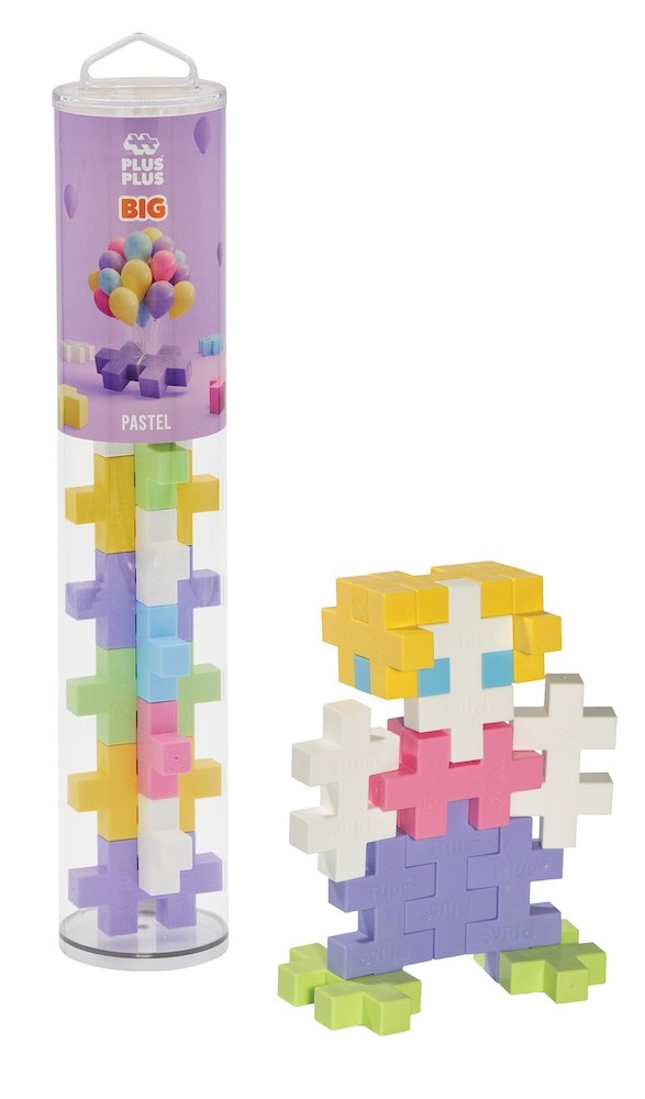 PlusPlus 05022 BIG 15 pc Tube - Pastel – DIY Kit