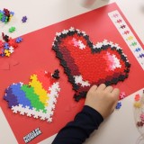 PlusPlus 05101 Puzzle by Number? - 250 pc Hearts - DIY Kit